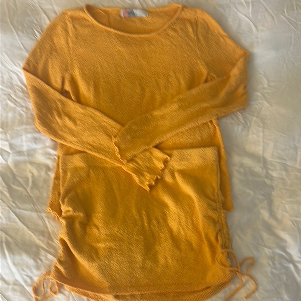 Free People Cabo Sweater Skirt Set